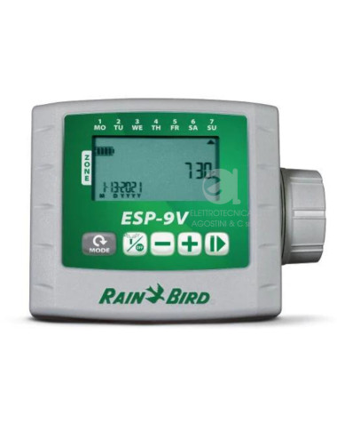 Programmatore Rain Bird 4 Zone a batteria ESP9V4 a 9V.